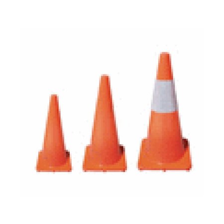 SAS SAFETY 18 in. Orange PVC Traffic Cone 7500-18